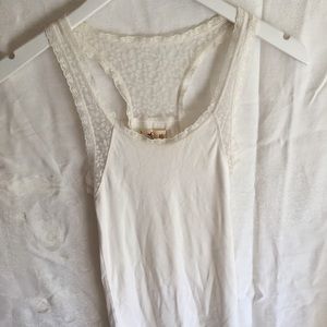 Hollister White Tank Top